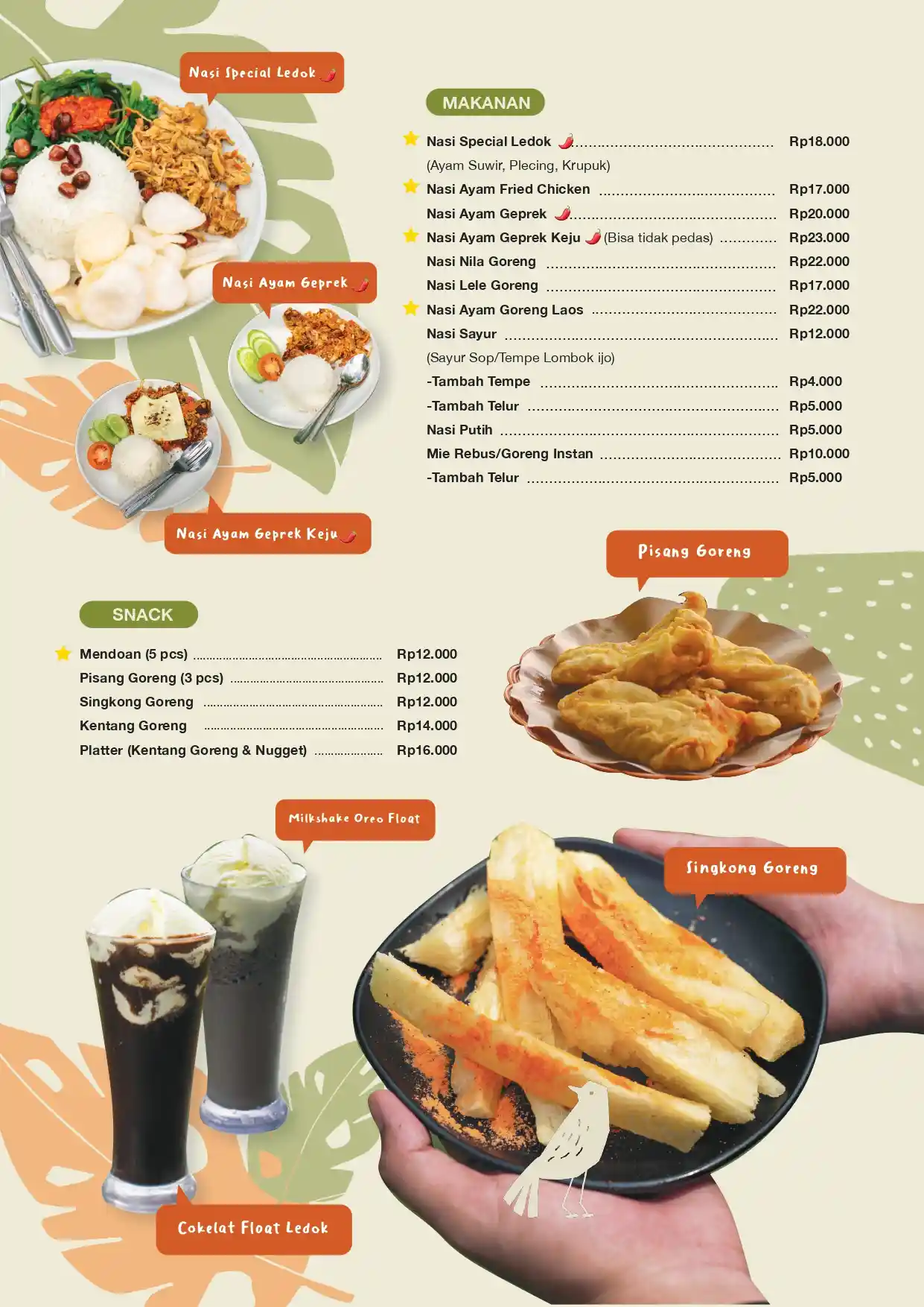 Menu page 2